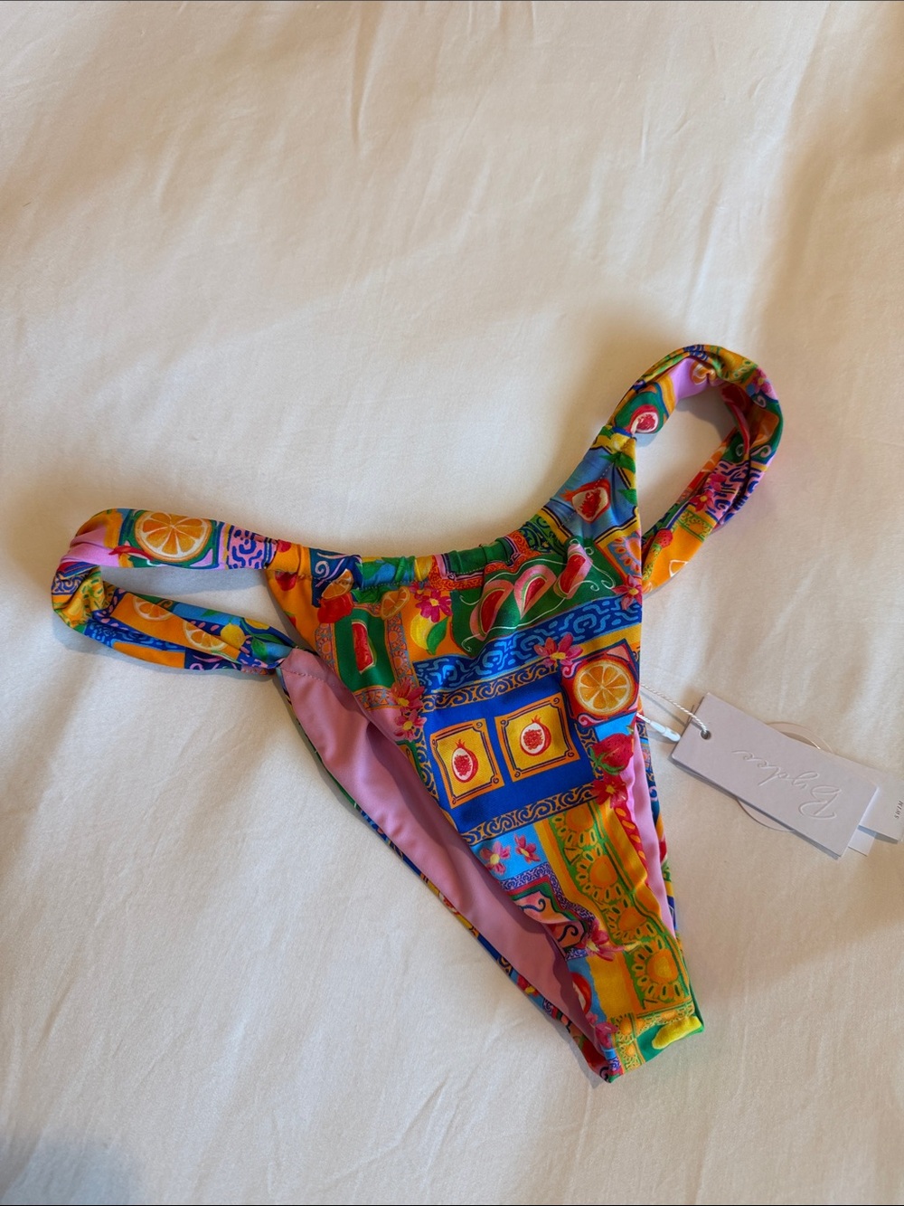 Multicolor Tropical Print Women’s Bikini Bottom